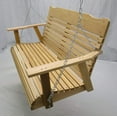 thumbnail image 3 of Natural  Porch Swing with Chain & , Amish Crafted, 3 of 4