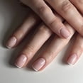 thumbnail image 2 of Short Press on Nails Square Fake Nails White French Tip Squoval Nails Press Ons with Adhesive Tabs 24pcs Glossy Acrylic Nails for Women, 2 of 4