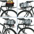 thumbnail image 4 of Semfri Bike Rack Heavy Weight Mountain Road Bike Rear Rack with Full Quick Release, Mudguards, Reflective Logo Bicycle Accessories, Luggage Rack Universal Adjustable - Black, 4 of 7