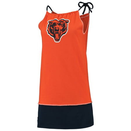 Chicago Bears Refried Tees Women's Vintage Tank Dress - Orange