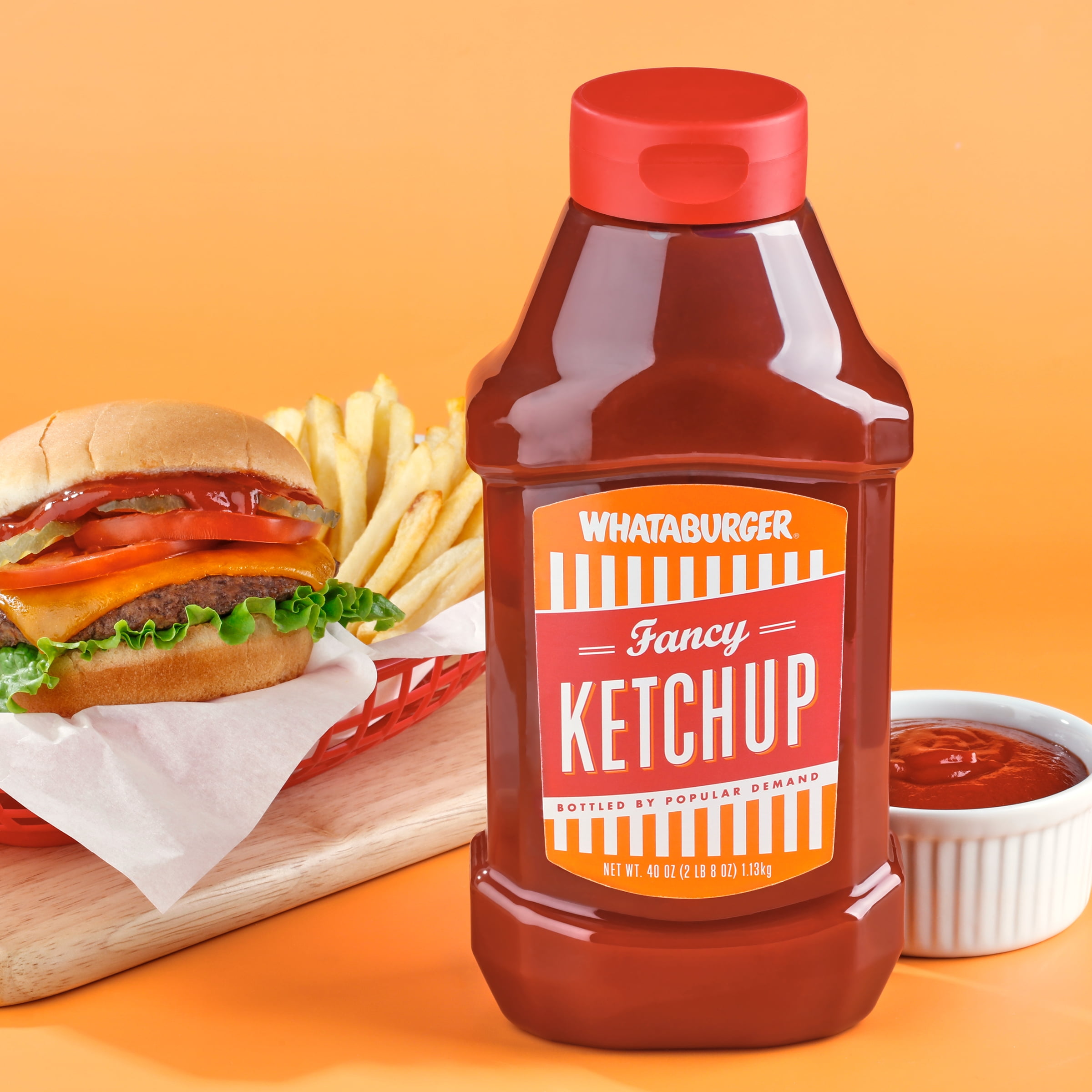 Whataburger Ketchup, Spicy - 40 oz