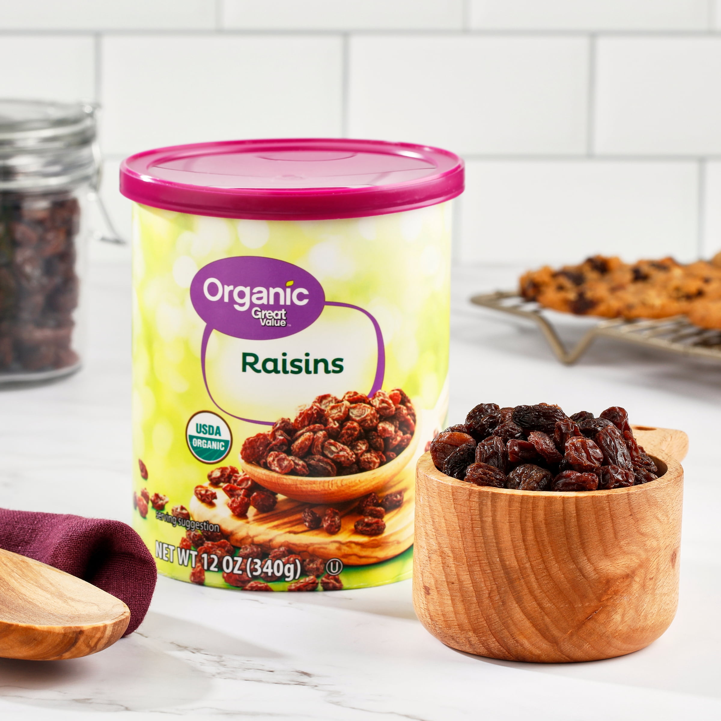 Great Value Organic Raisins, 12 oz