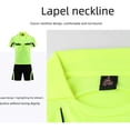 thumbnail image 3 of Traje de árbitro de fútbol de manga corta Equipo de juego para adultos para hombres y mujeres Equipo de camiseta de árbitro de fútbol, 3 of 3