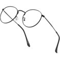 thumbnail image 1 of aisswzber Petites Lunettes Rondes Rondes Classiques Unisexes Légères Sans Ordonnance Lunettes Lentille Transparente Lunettes pour Femmes Hommes, 1 of 7