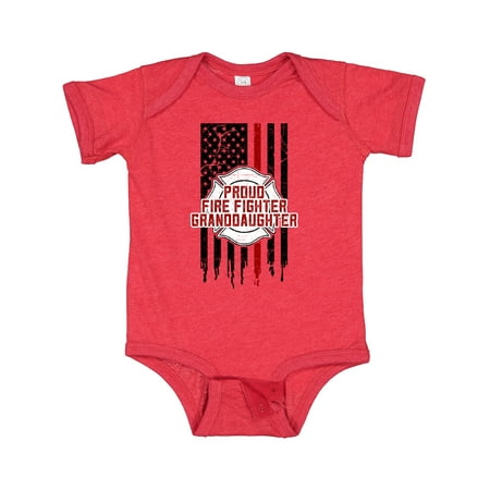

Inktastic Proud Firefighter Granddaughter Gift Baby Girl Bodysuit