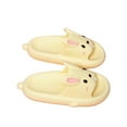thumbnail image 1 of SAYOO Women Bathroom Slippers Cute Rabbit Soft Sole Non-slip Open Toe Shower Slide Sandals House Shoes Easter Gifts, 1 of 8