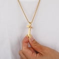 thumbnail image 4 of APSVO Gold Cross Necklace for Men Baseball Pendant Chain Stuff Accessories Items Catholic Religious Christian Birthday Fathers Day Jewelry Gifts Dad Husband Son Boyfriend Teen, 4 of 6