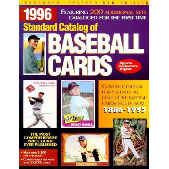 Pre-Owned Standard Catalog of Baseball Cards, 1996 (Standard Catalog of Baseball Cards, 5th ed) (Paperback) 0873413814 9780873413817