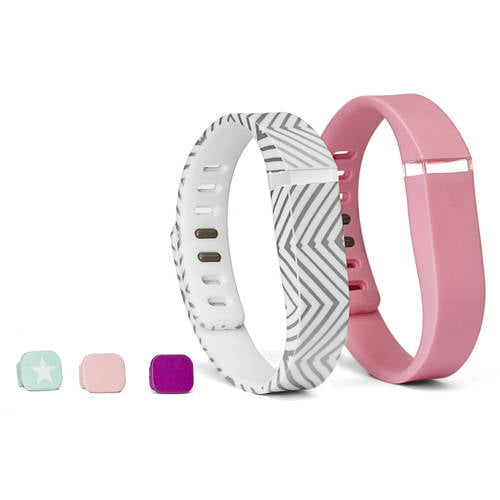 Activity Tracker Band Charger for Fitbit Flex Purple Grey Large Smart Buddie!! 