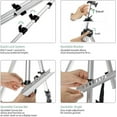 thumbnail image 5 of Chevalet Pliable en Aluminium (Argent) avec Sac de Transport pour Artistes Extérieurs, Peintres, 5 of 5