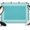 White Teal, variant on 7x5ft Photo Backdrop, Turquoise Soft Polyester Backdrop Curtains Photography Backdrops, Geometric Boho Ethnic Tile Chic Monochrome Brushed Background for Photoshoots Studio Video Portrait Parties