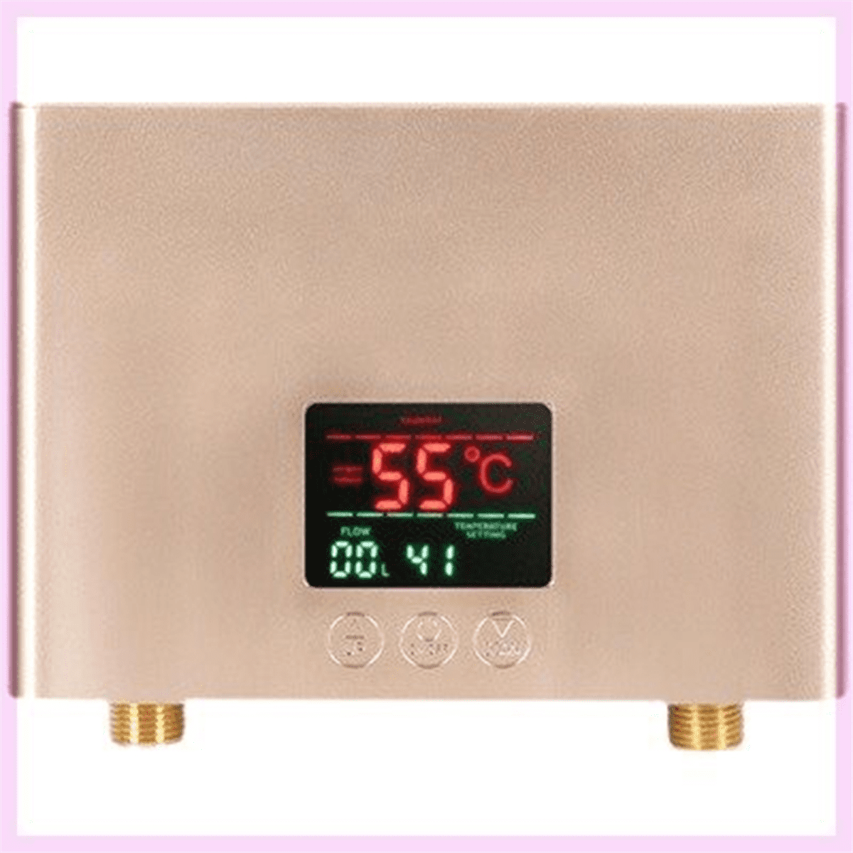 220V Instant Water Heater 5500W Wall-Mounted Electric Heaters for Bathroom Hot Water Shower and Home Kitchen Heating