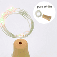 thumbnail image 3 of 6 Pack Solar Wine Bottle Lights, 20 LED Solar Lights for Wedding Christmas, Holiday, Garden Decor-Warm White, 3 of 5