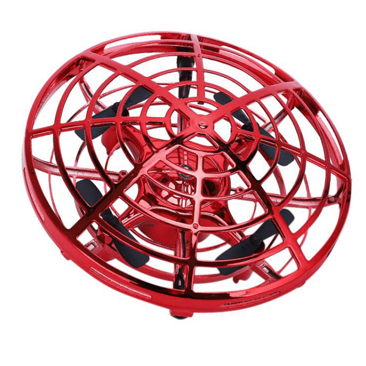 Flying Ball Infrared Sensor Interactive UFO Aircraft Flying Toy Children Red 