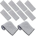 thumbnail image 3 of SHIYUU Steam Mop Wet Dry Mop 10pcs Microfiber Pads Reusable Gray Floor Mops, 3 of 6