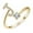 J, variant on BGZLEU Initial Letter Ring for Women Silver Stackable Alphabet Rings with Initial Adjustable Crystal Inlaid Initial Rings