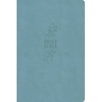 KJV Super Giant Print Reference Bible, Value Edition, Blue Leathertouch, (Hardcover)