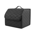 thumbnail image 4 of Organizador de maletero de coche, bolsa de almacenamiento de herramientas multiusos (pequeño negro + línea negra) Likrtyny  Accesorios para autos y motos, 4 of 8