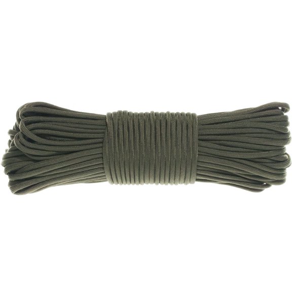 GOLBERG Corde Paracorde 550 Type III Paracorde - Corde Parachute - 550 Lb Résistance à la Traction - 100 % Nylon - Fabriqué aux États-Unis - (100 Pieds, Olive Terne)
