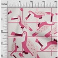 thumbnail image 2 of oneOone Cotton Cambric Pink Fabric Tropical Toucans Birds Quilting Supplies Print Sewing Fabric By The Yard 42 Inch Wide, 2 of 4