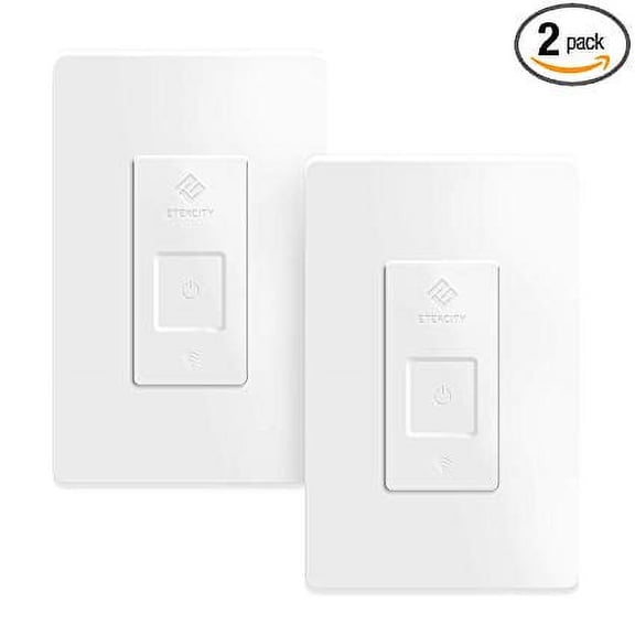 3 Way Smart Light Switch by Etekcity, Works with Alexa and Google Home, Neutral Wire Required, 15A/1800W, ETL/FCC Listed, 2-Year Warranty (2 Pack)