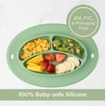 thumbnail image 6 of UpwardBaby Divider Plate with Suction Placemat - BPA Free - 100% Food-Grade Silicone - 6m+, 6 of 8