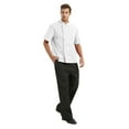 thumbnail image 3 of Toptie 2 Pack Unisex Short Sleeve Chef Coat Jacket, Pure White, 3 of 6