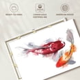 thumbnail image 6 of Elephant Stock Koi Fish Pair Splatter Wall Art - Horizontal Canvas Wall Art - Living Room Wall Decor - Animal Canvas - White And Brown Decor - 45" x 30", 6 of 8