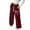 Wine, variant on Teen Girl Sweatpants Bow Tie Elastic Waistband Straight Leg Classic Fit Wine Sweatpants Back To School Preppy Clothes Teen Girls Clothes Size 180
