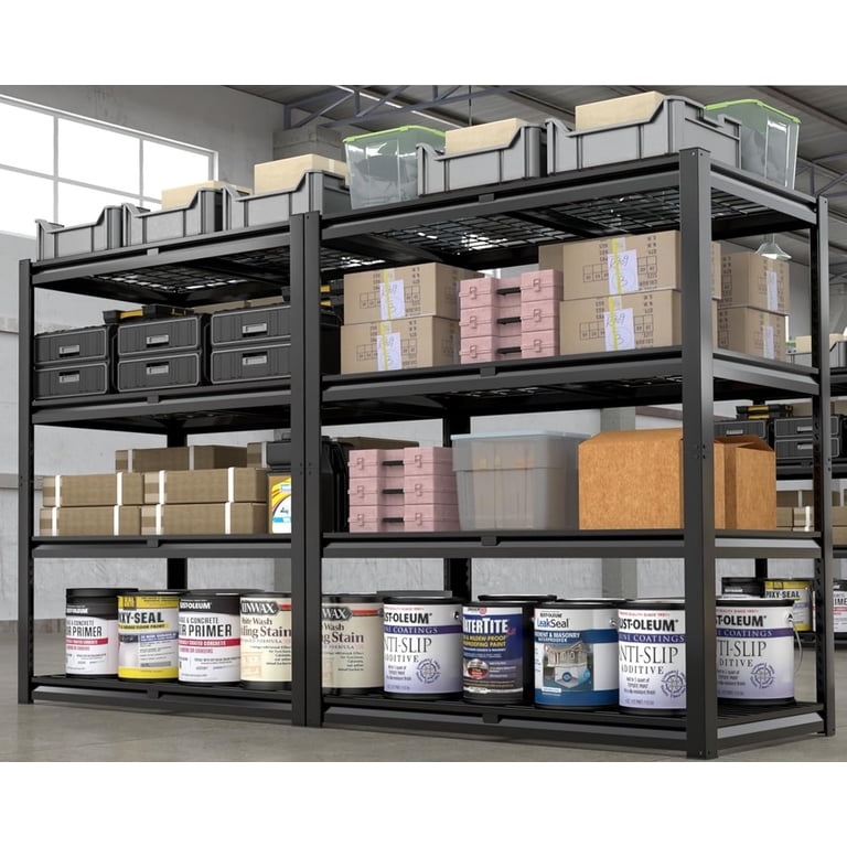 Xiweot Heavy Duty 4-Tier Garage Shelving, 40" W x 60" H photo 2