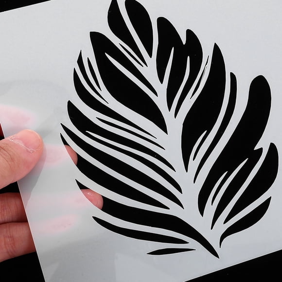 HONITANO 24Pcs Multi-Function White Painting Stencils for DIY Wall and Wood Craft Projects