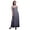 Amethyst2, variant on Bimba Monstera Leaves Bimba Printed Women Flowy Smocked Spaghetti Strap Dress-Medium