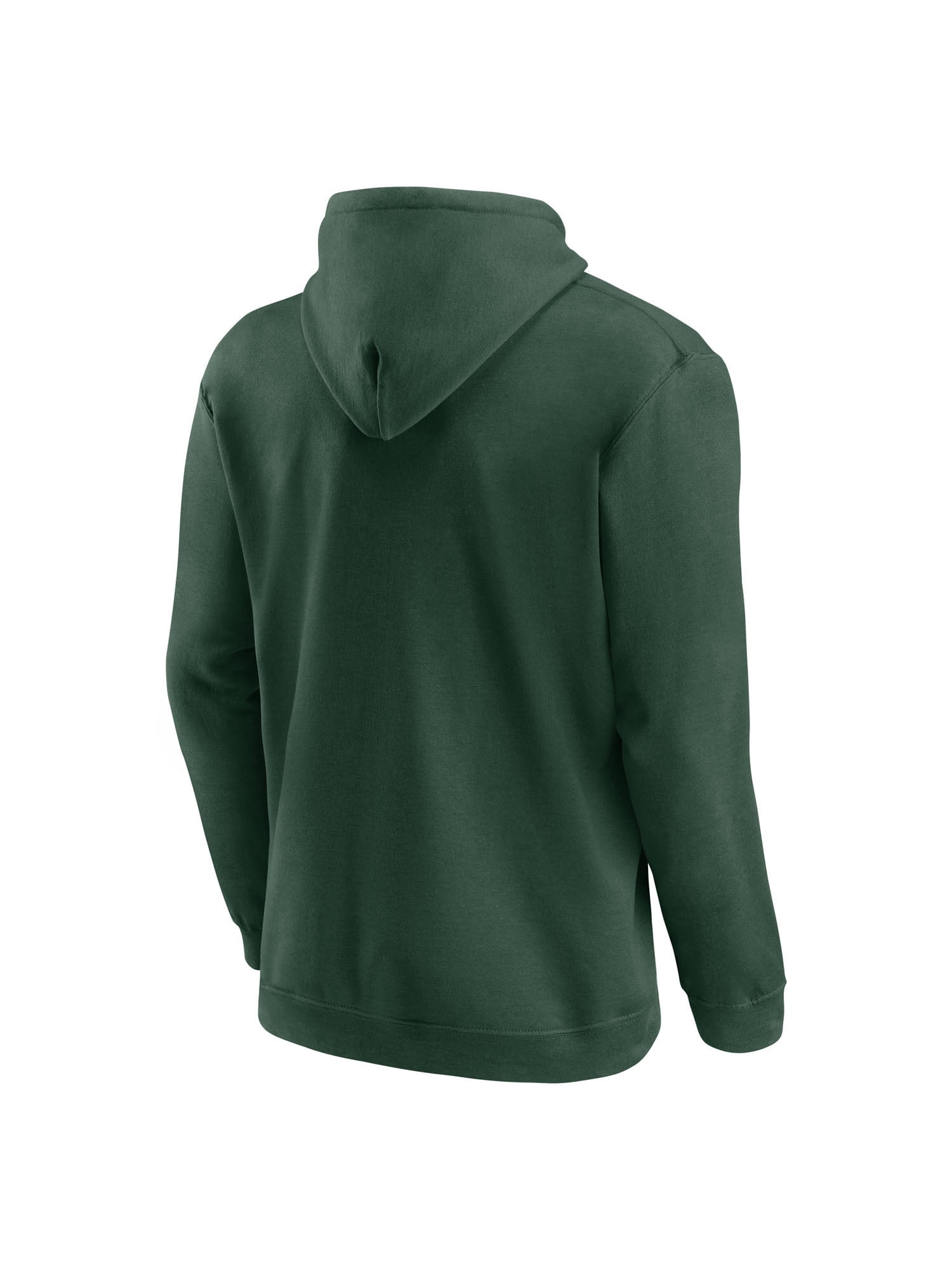 NCAA Michigan State Spartans Men's Green Stacked Cotton Fleece Pullover Hoodie, Up to Size 3XL