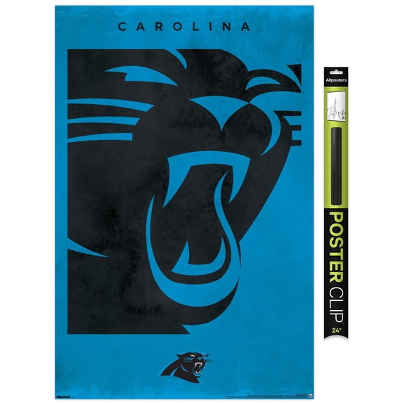 NFL Carolina Panthers - Logo 25 Wall Poster, 22.375" x 34"