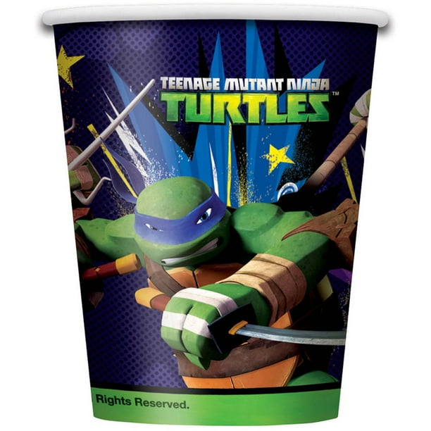 9oz Teenage Mutant Ninja Turtles Paper Cups, 8ct - Walmart.com