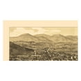 thumbnail image 4 of Historic Panoramic View - Middlebury Vermont - Burleigh 1886 - Vintage Wall Art, 4 of 4
