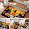 thumbnail image 5 of 2x3 Ft Entryway Area Rug, Orange Halloween Kitchen Rug Runner Washable Floor Mat, Gnomes Scary Pumpkin Bat Black Tree Non Slip Indoor Door Mat Throw Carpet for Bathroom Living Room Bedroom, 5 of 8