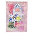 thumbnail image 1 of Carolines Treasures APH3934GF Church Window & Flowers Garden Size Flag, 1 of 3