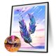 thumbnail image 2 of Cuadros Decorativos 5D Kit Rhinestone Imágenes DIY Fantasía Pluma Taladro Redondo Completo Pintura Diamante Likrtyny embutido en tela, 2 of 9