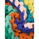thumbnail image 5 of INSPIRAR CHIC Conjunto de bikini de 2 piezas con top de tirantes y falda mini de corte hueco para mujeres, conjuntos de ganchillo de playa de verano, multicolor, 5 of 6