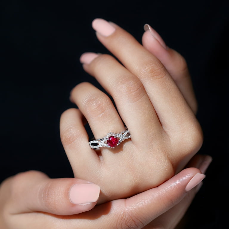 Ruby crossover ring discount