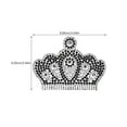 thumbnail image 4 of FOMIYES Crown Rhinestone Patch Black Resin Adhesive for DIY Clothes Decor, 4 of 8