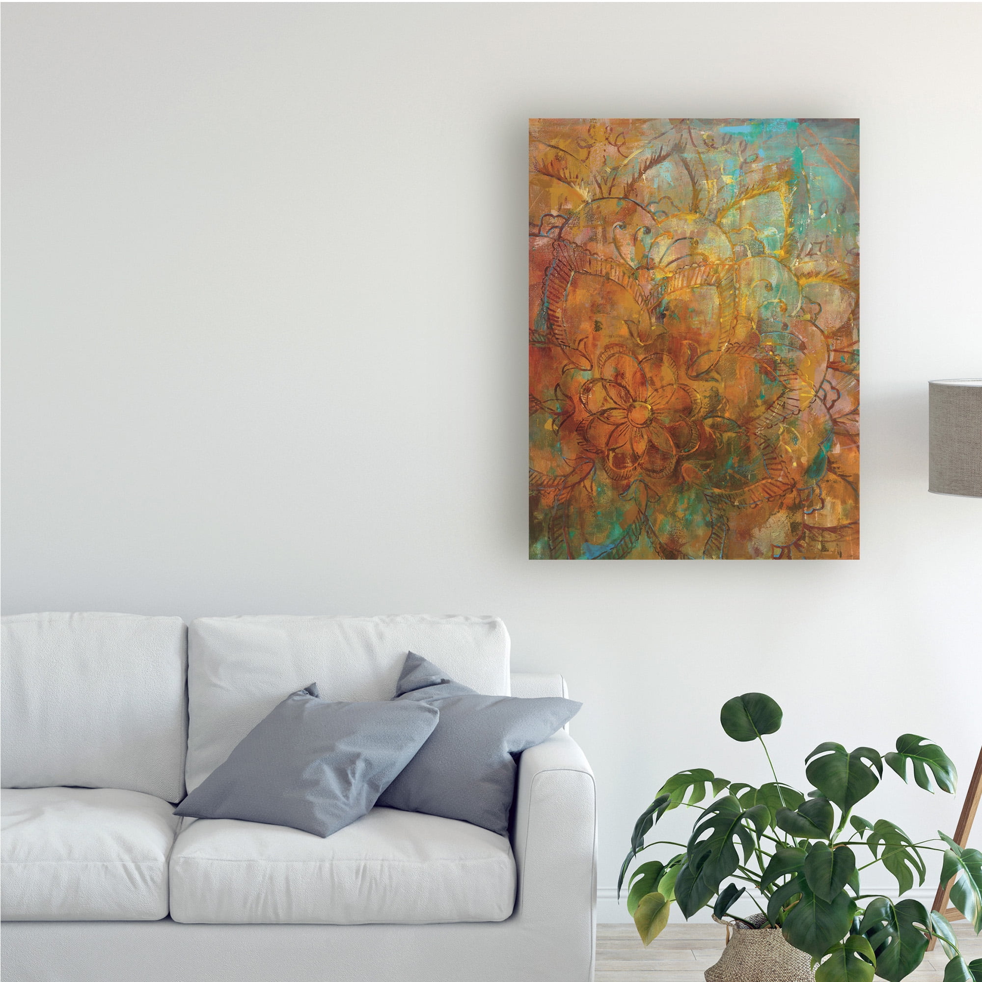 Trademark Fine Art 'Bohemian Abstract' Canvas Art by Danhui Nai