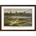 thumbnail image 2 of Art.com Grand Match for the Championship at the Elysian Fields Hoboken New Jersey Photographic Print by Currier & Ives, Brown Frame Wall Art, 44" x 32", 2 of 4