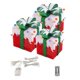 thumbnail image 2 of 3 cajas de regalo navideñas iluminadas, cajas navideñas iluminadas, decoraciones decorativas Vistoso, 2 of 9