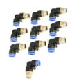 thumbnail image 3 of Air Quick Connector,10pcs Pneumatic Elbow Quick Quick Connector Pneumatic Quick Fittings State-of-the-Art Design, 3 of 14
