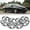 Chrome, variant on 15 inch Hubcap,2013-2015 Civic Sedan Style Wheel Cover,5 Spoke Style aftermarket replacement for 44733-TR3-A00,Black Lacquer 4PCS