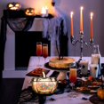thumbnail image 5 of FURNIX Crystal Pumpkin Glass Jar,Covered Candy Jar,Lid-Included Candy Dish,Decorative Food Storage,Fall Party Centerpiece,Wedding Buffet Home Decor Storage Canister,Festive Tabletop Accent C 12.5Cm, 5 of 5