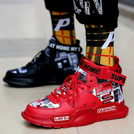 

QZHSMY Men Shoes High Quality Sneakers Platform Breathable Lightweight Red Basket Homme Mandarin Duck Luxury Brand Summer 2022