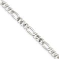 thumbnail image 1 of 925 Sterling Silver 7.5mm Figaro Chain Bracelet, 1 of 8
